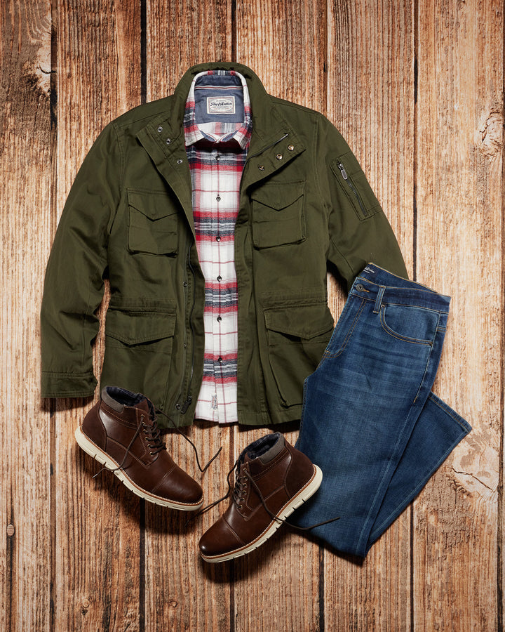 SPRINGHILL SHERPA-LINED JACKET