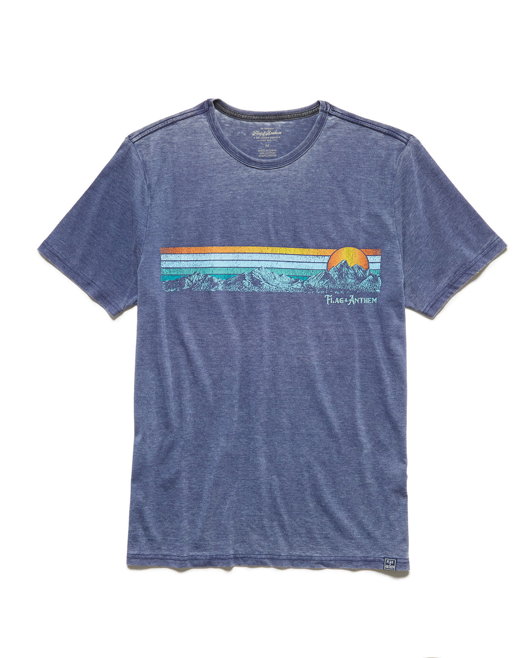 MOUNTAIN PANORAMA SUNSET BURNOUT TEE