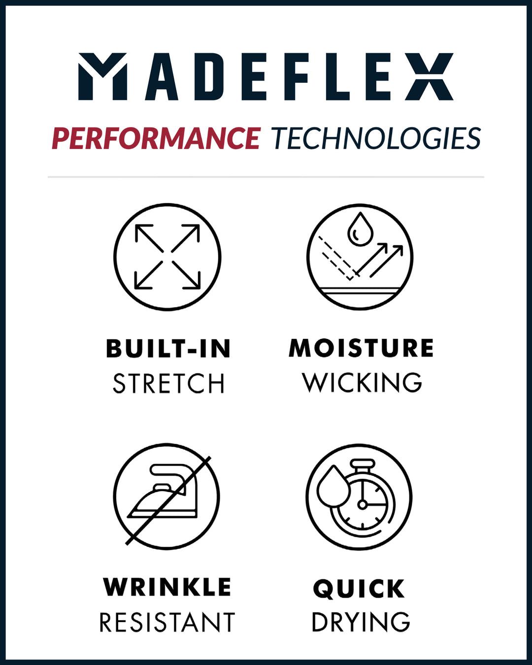 MADEFLEX ICON PERFORMANCE SHIRT